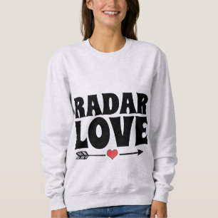 Vintage romantische T-Shirts, RADAR LIEBE T - Shir Sweatshirt