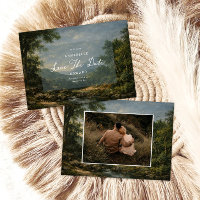 Vintage romantische Tapete blaue Hochzeitsfoto