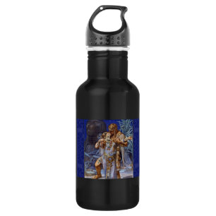 vintage romantisches Paar Antonius Kleopatra klass Edelstahlflasche