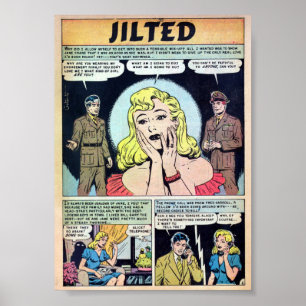 Vintage-Romanze Poster