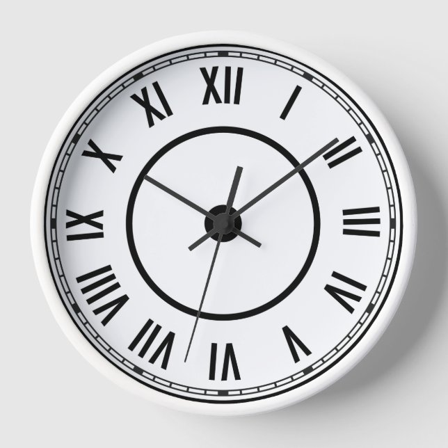 Vintage römische Numerus Uhr (Vorderseite)