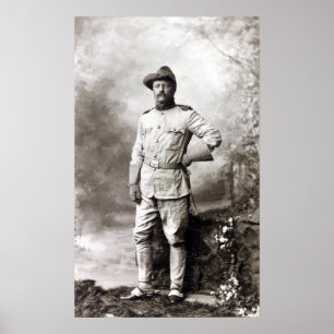 Vintage Roosevelt Rough Riffs Poster