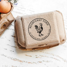 Vintage Rooster-Kautschuk-Briefmarke