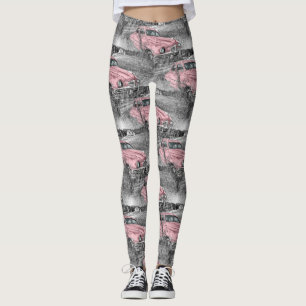 vintage rosa Autoleggings Leggings