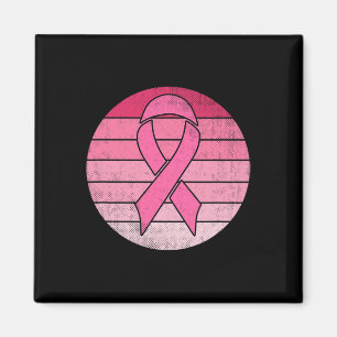 Vintage-Rosa-Band-Brustkrebs-Bewusstseins-Kostüm Magnet