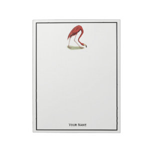Vintage Rosa Flamingo #1 Notizblock
