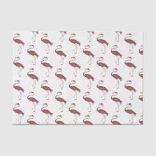 Vintage-Rosa-Flamingo #2-Seidenpapier Seidenpapier