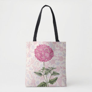 Vintage Rosa Hydrangea Blume Tote Tasche