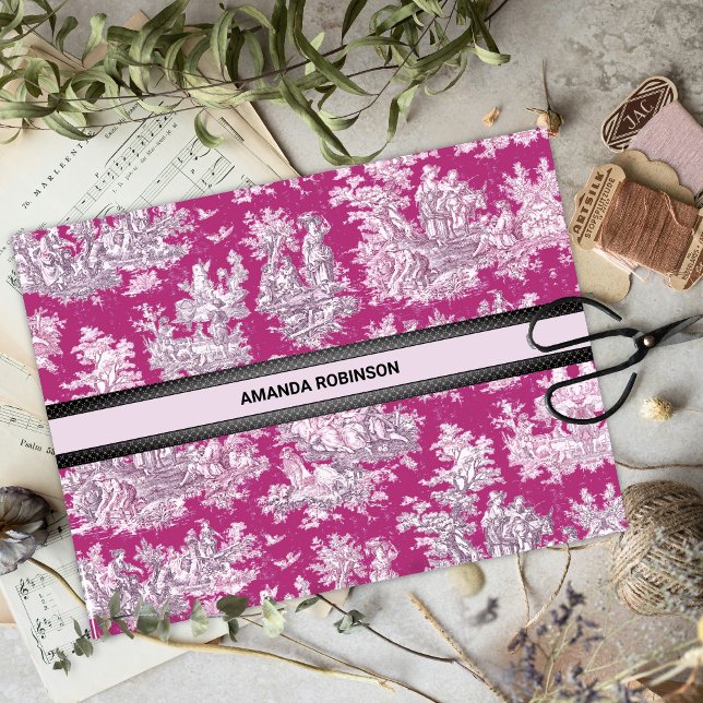 Vintage Rosa-Magentoilette Seidenpapier (Von Creator hochgeladen)