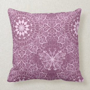 Vintage-Rosa-Muster Kissen