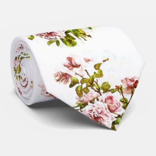 Vintage rosa Rose, elegante Krawatte