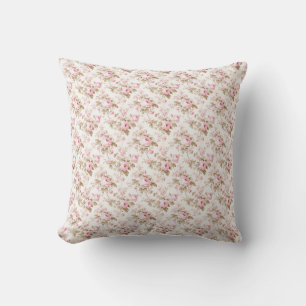 Vintage-Rosa-Rosen Coquette Kissen