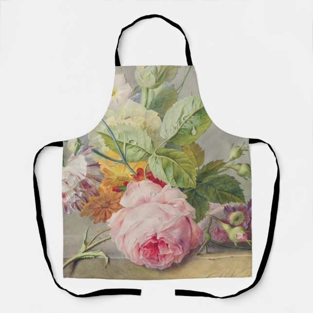 Vintage Rosa-Schürze Schürze (Vorderseite)