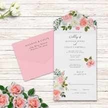 Vintage Rosa- und Elfenbeingarten Rose