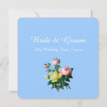 Vintage Rosa- und Rosenhochzeit