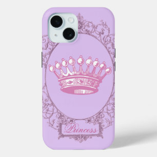 Vintage rosa viktorianische Prinzessinnenkrone Case-Mate iPhone Hülle