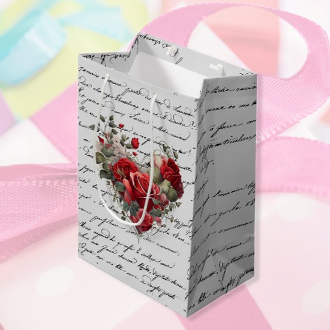 VINTAGE ROSE 2 MITTLERE GESCHENKTÜTE (Von Creator hochgeladen)