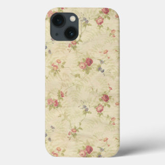 Vintage Rose alte gequälte Stoffmuster Case-Mate iPhone Hülle