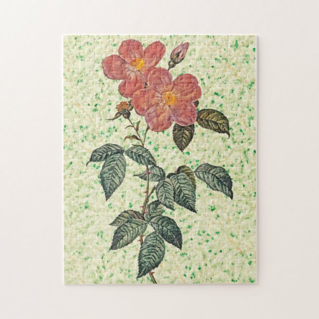 Vintage Rose Art Puzzle (Vertikal)