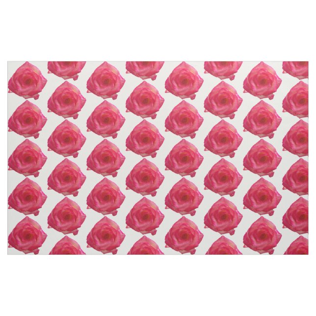 Vintage Rose auf Baumwollgewebe Stoff (Fat Quarter (45,7 x 55,9 cm))