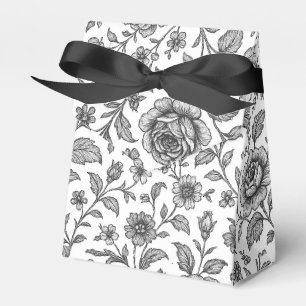 Vintage Rose Blumenmuster Geschenkschachtel
