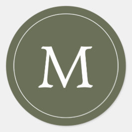 Vintage Rose Boho Wedding Runder Aufkleber