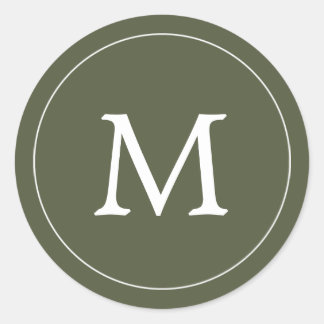 Vintage Rose Boho Wedding Runder Aufkleber