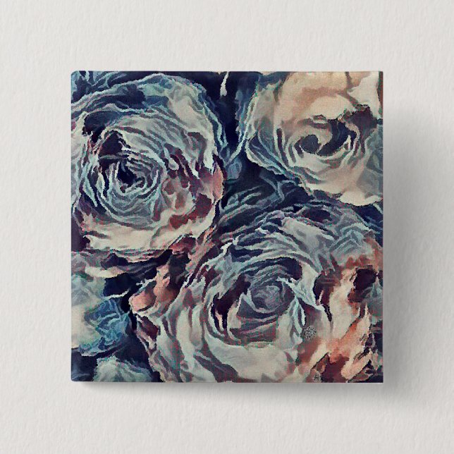 Vintage Rose Button (Vorderseite)
