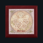 Vintage Rose Cherub Angel Schmuckbox Erinnerungskiste<br><div class="desc">Vintage Rose Cherub Angel Jewelry Box von ArtMuvz Illustration. Entsprechende Engelgeschenke und Kleidung. Ob Sie ein Geschenk für einen Freund, Familienmitglied oder einen geliebten Menschen suchen, es gibt ein Engelgeschenk, das perfekt für sie ist.Engel Geschenke können religiös oder weltlich sein und für jedes Budget gefunden werden.Egal welche Art von Engelgeschenk...</div>