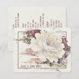 Vintage Rose Einladung