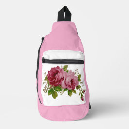 Vintage Rose Elegance Crossbody Bag