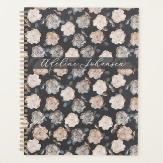Vintage Rose Eleganter Personalisierter Terminplan Planer