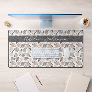 Vintage Rose Elegantes Muster Schreibtischunterlage