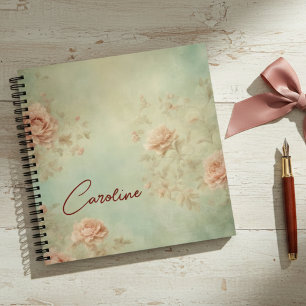 Vintage Rose Garten träumt florale Tagebuch