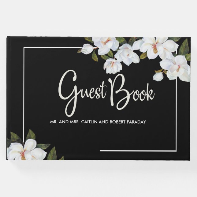 Vintage Rose Gästebuch (Vorderseite)