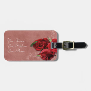 Vintage Rose Gepäckanhänger