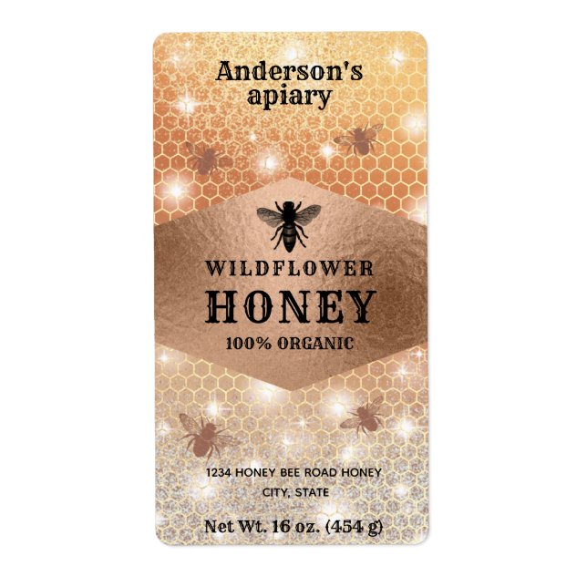 Vintage Rose Goldklee (Vorne)