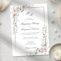 Vintage Rose Grüne Weintraube Hochzeit