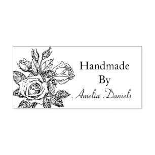 Vintage Rose Handmade by Gummistempel