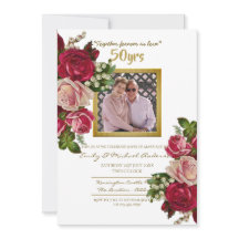 Vintage Rose Hochzeitstag - JEDES JAHR