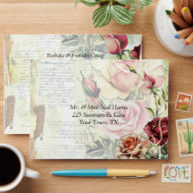 Vintage Rose Hochzeitsumgebung