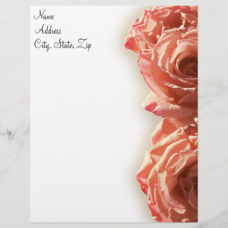 Vintage Rose I Briefkopf