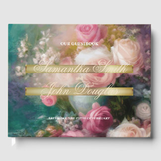 Vintage Rose im alten niederländischen Stil Gästebuch