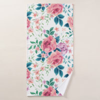 Vintage Rose in Lavendel und Rosa nahtlos