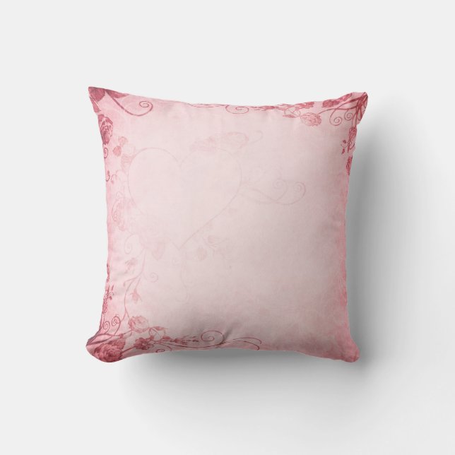 Vintage Rose Kissen (Vorderseite)