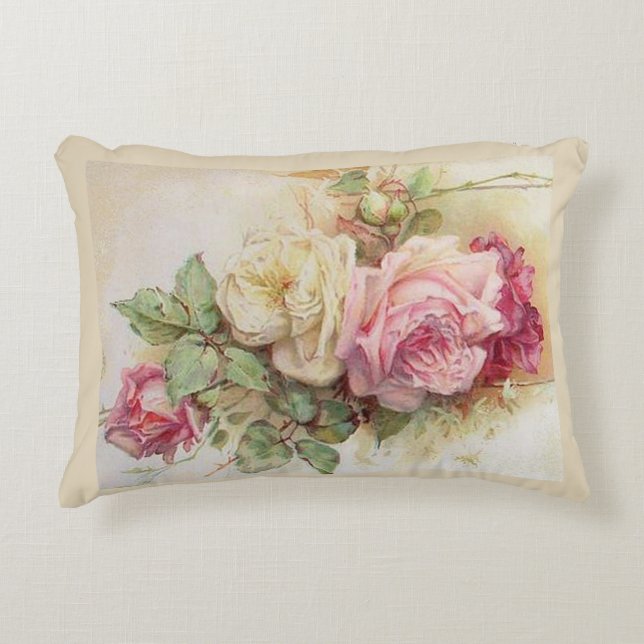 Vintage Rose Kissen, Vintage Rose Kissen (Vorderseite)