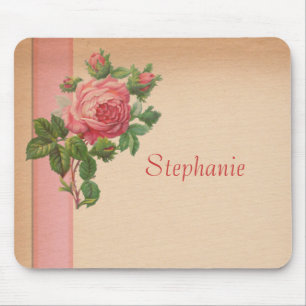 Vintage-Rose-Mauspad Mousepad