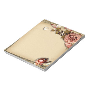 Vintage Rose Notizblock