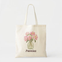 Vintage-Rose-Pfingstrosen-Aquarell-Kunst - Botanis
