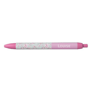 Vintage Rose Pink Namensstift Kugelschreiber